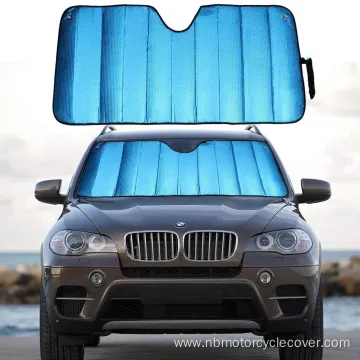 Promo 55%vlt blue blinds cover for car windows